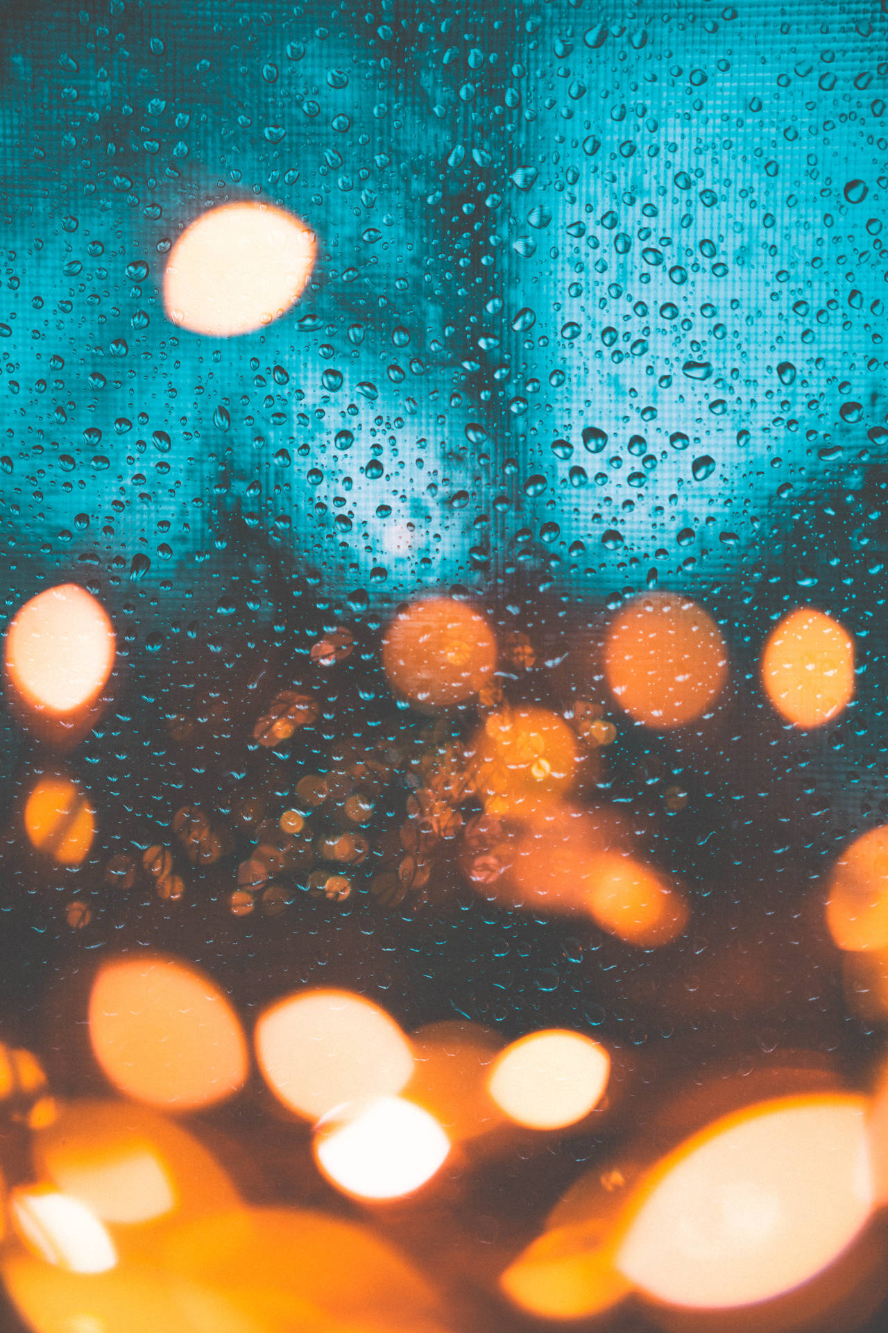 Window Water Droplets Background