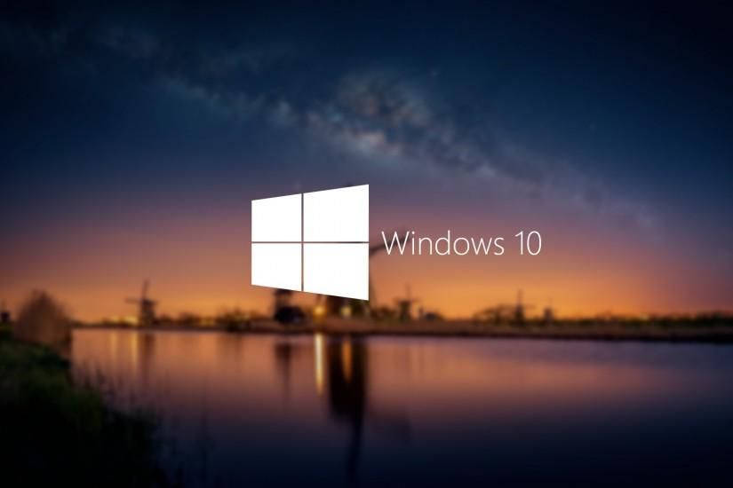 Windows 10 Golden Hour Background