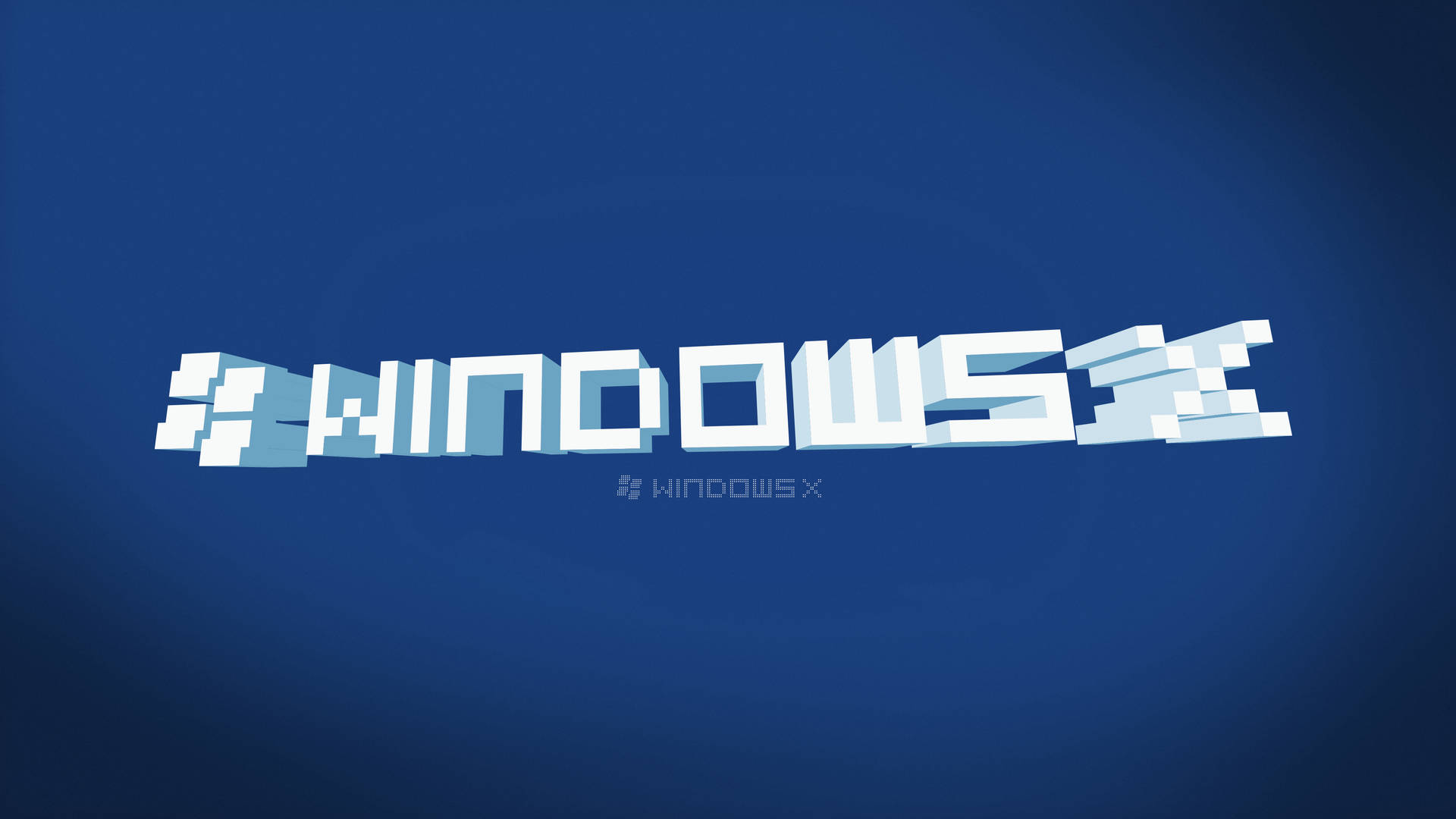 Windows 10 Hd Blue X Background