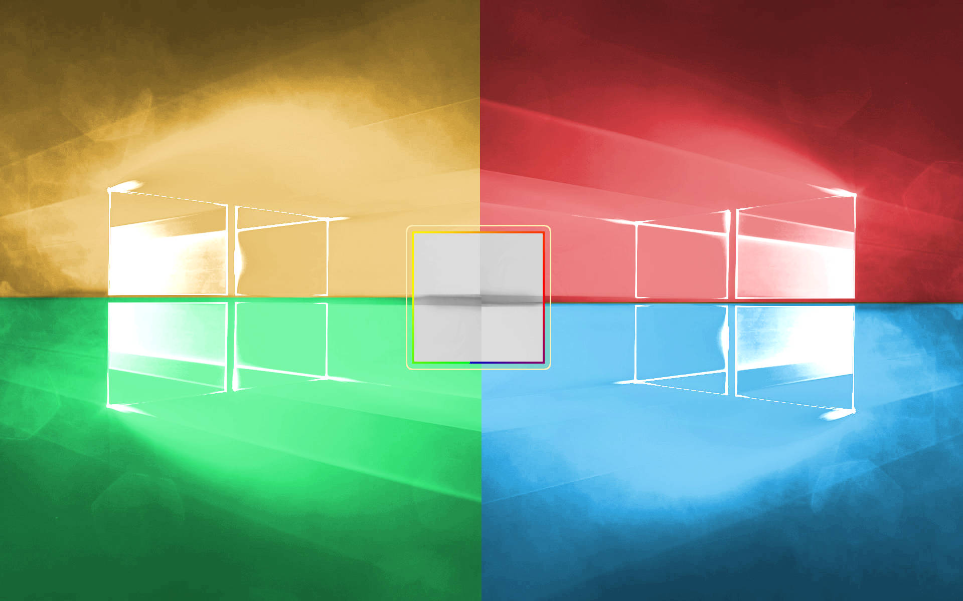 Windows 10 Hd Colorful Frames Background