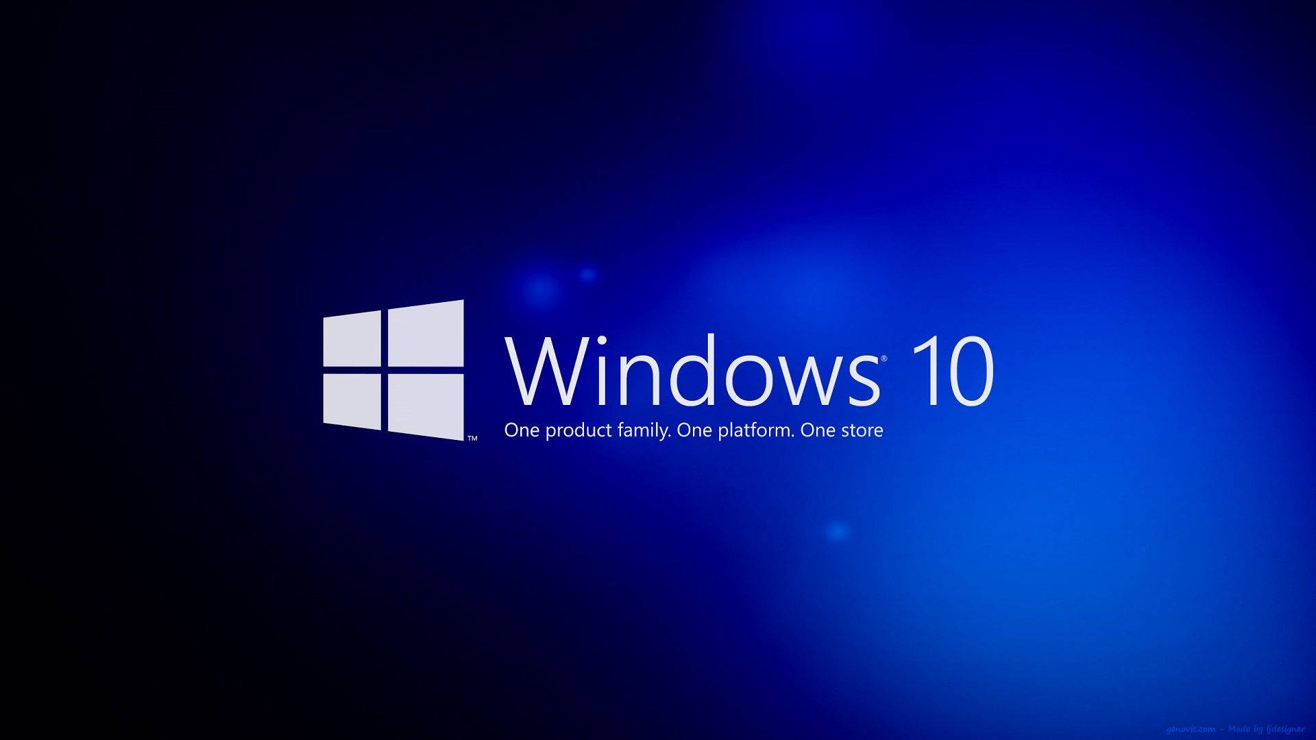 Windows 10 Hd Gradient Blue Background