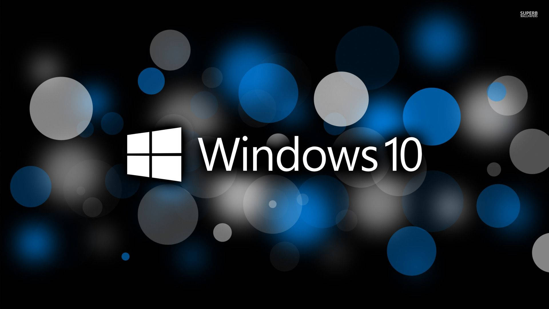 Windows 10 Hd Light Specks Background