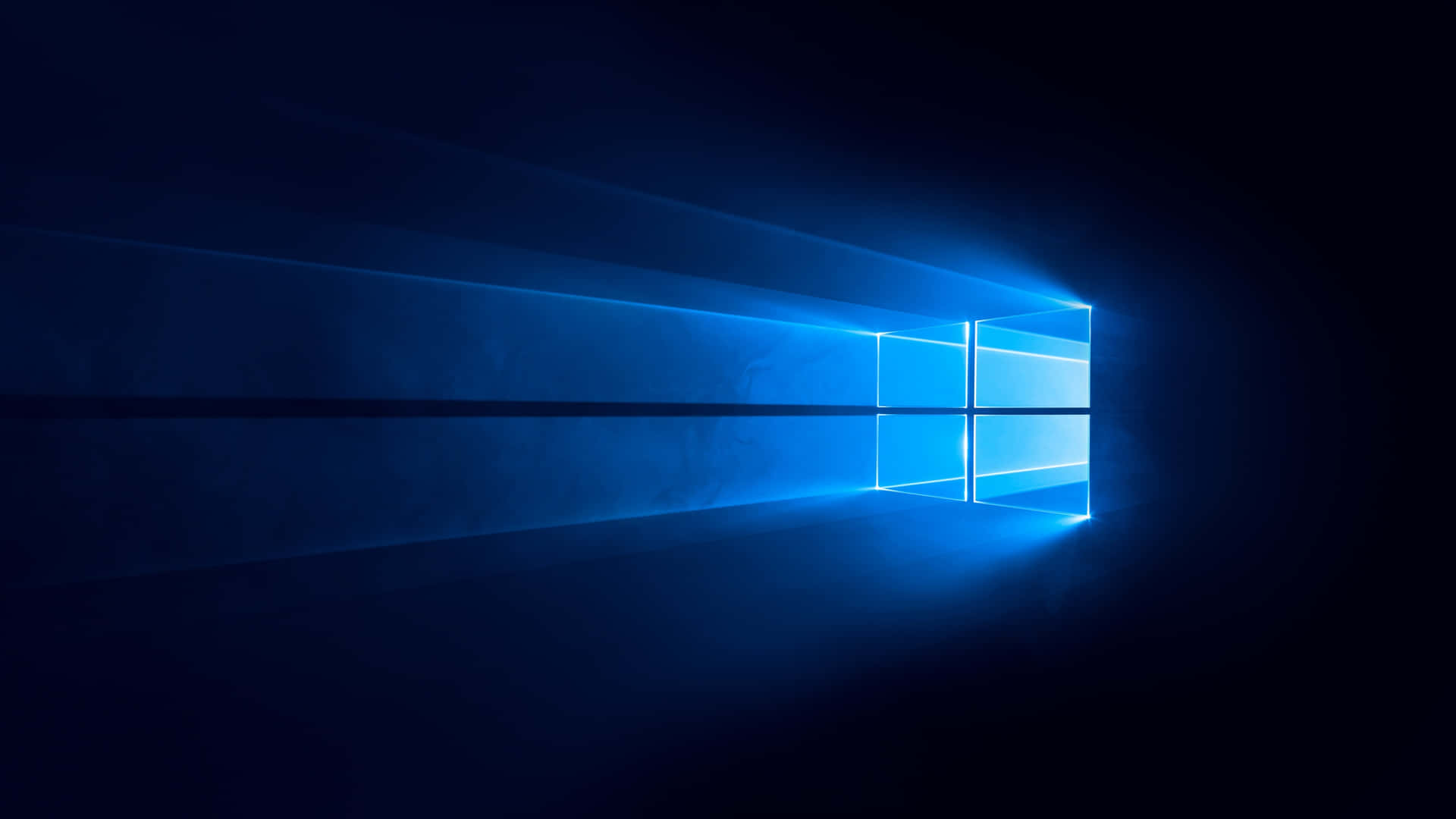 Windows 10 Logo In The Dark Background