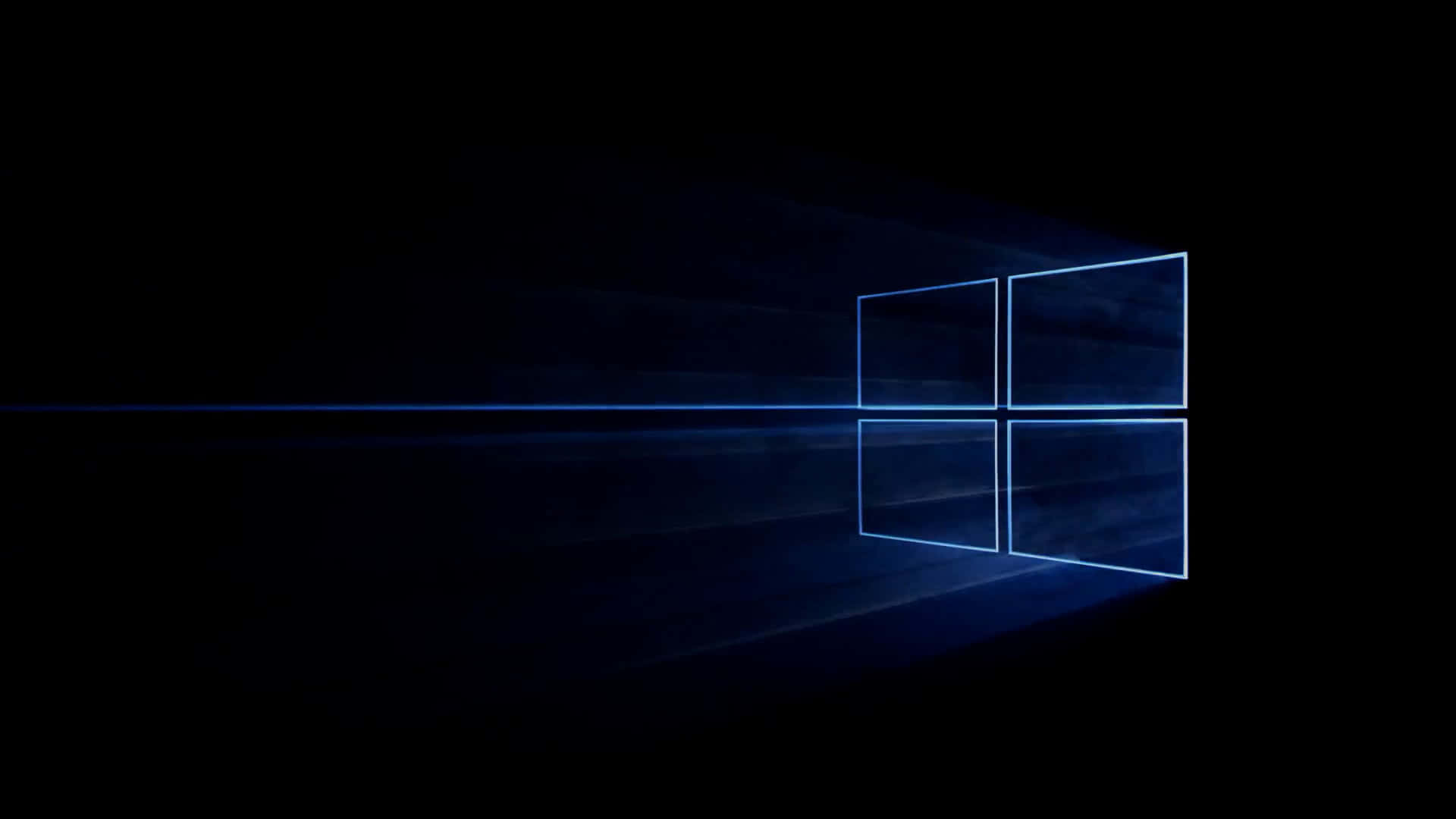 Windows 10 Logo In The Dark Background