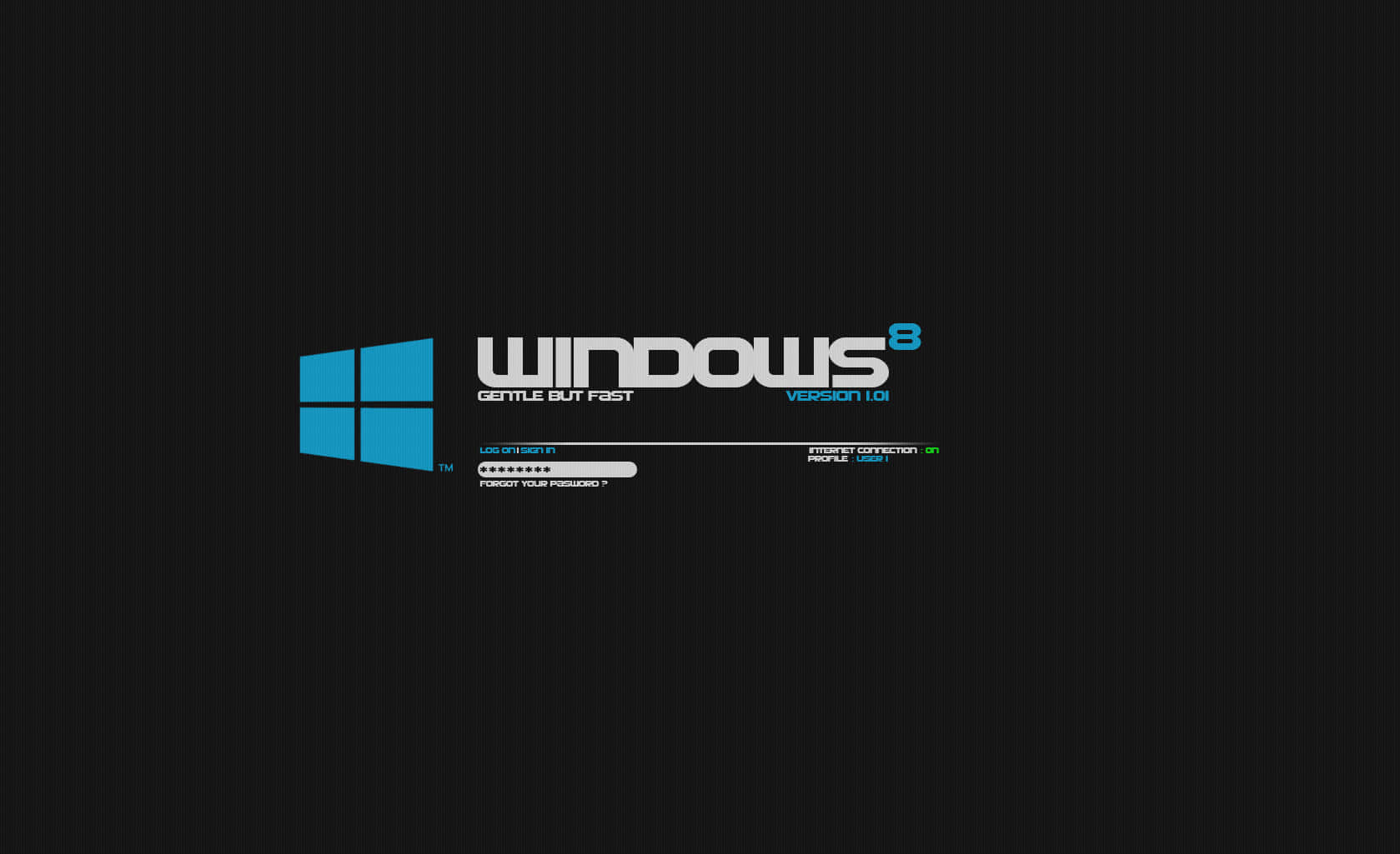 Windows 10 Logo On A Black Background Background