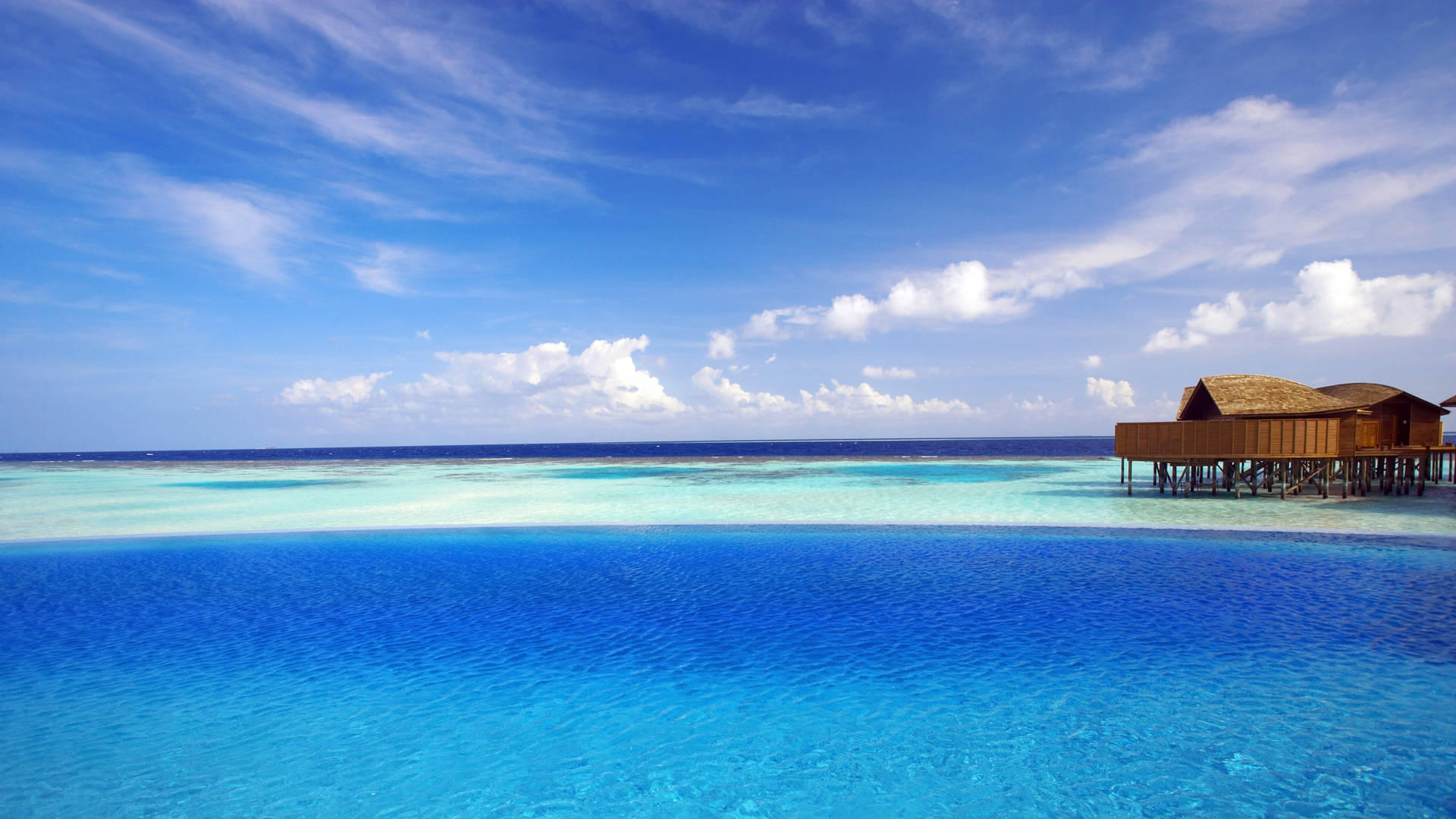Windows 11 4k Blue Seascape Background