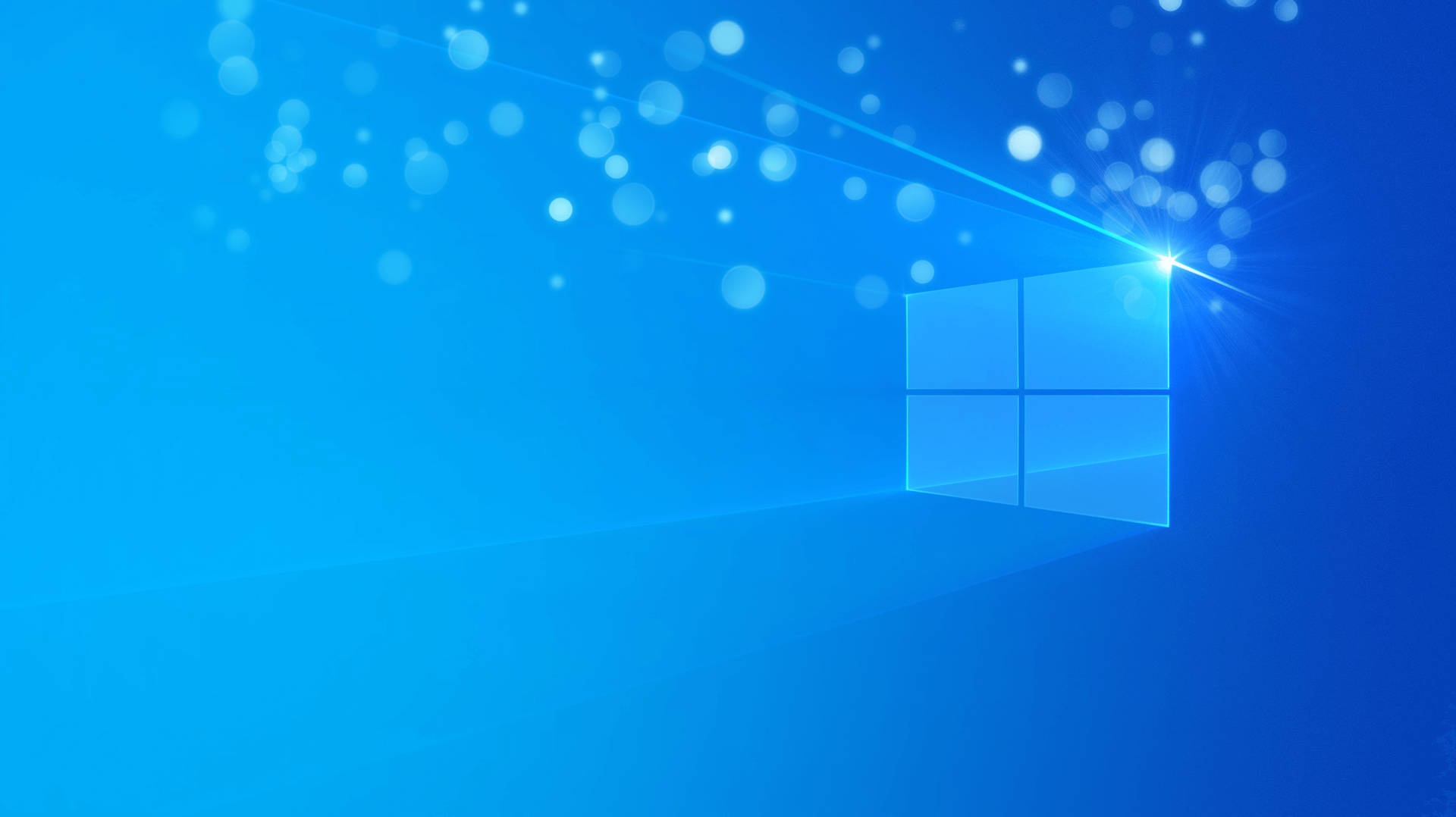 Windows 11 4k Blue Sparkles Background