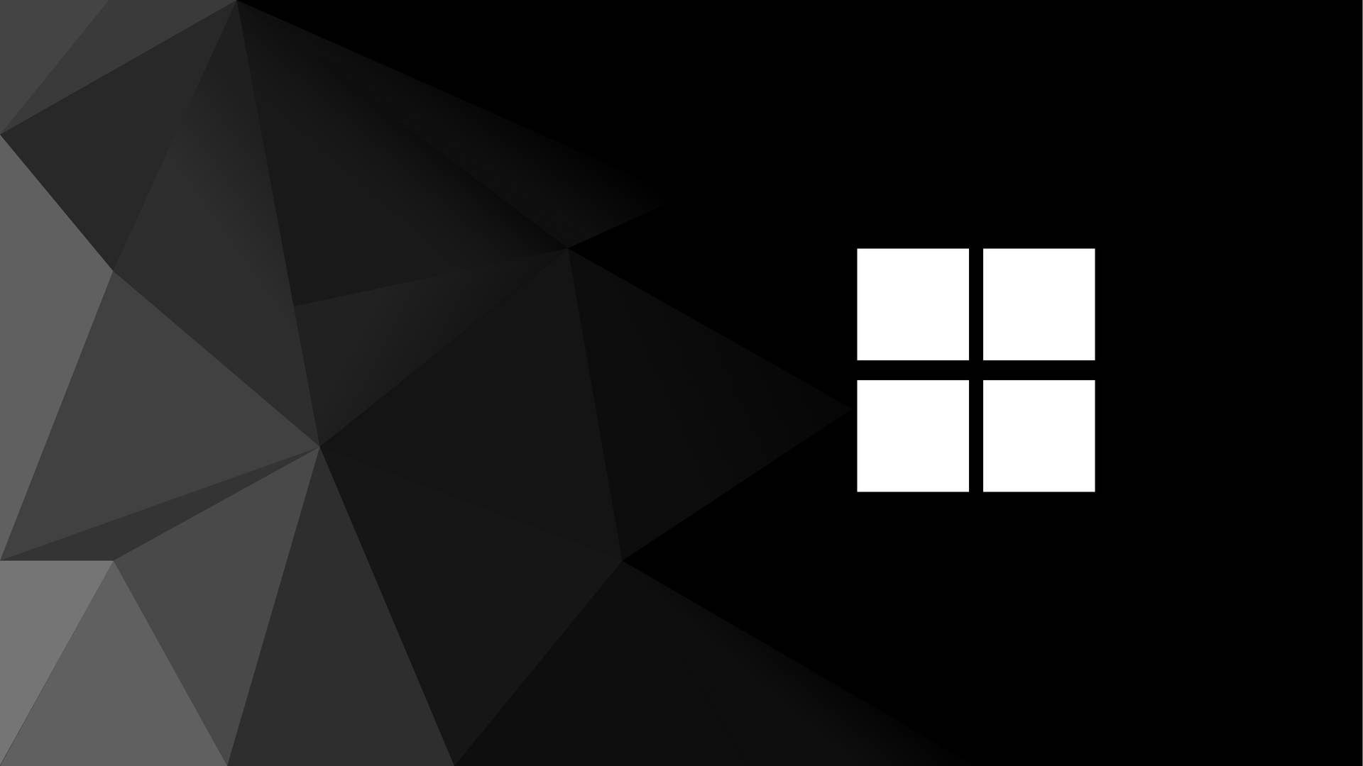 Windows 11 Black New Logo Background