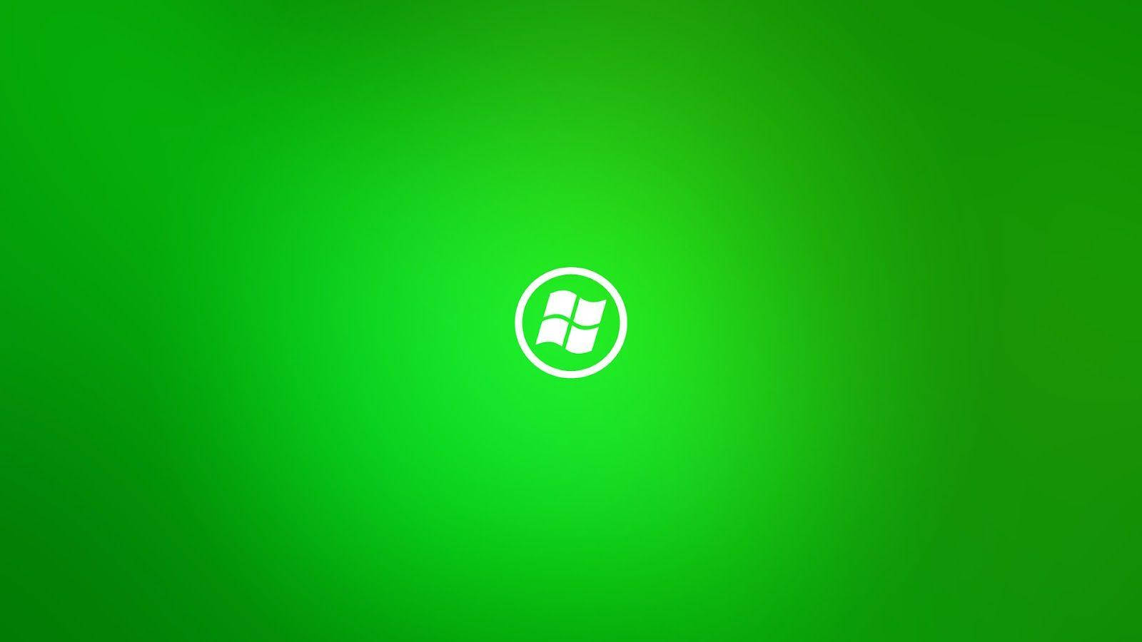 Windows 11 Plain Green Background
