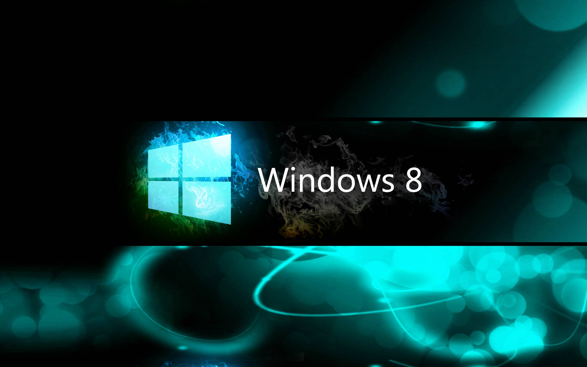 Windows 8 Abstract Teal Graphic Background