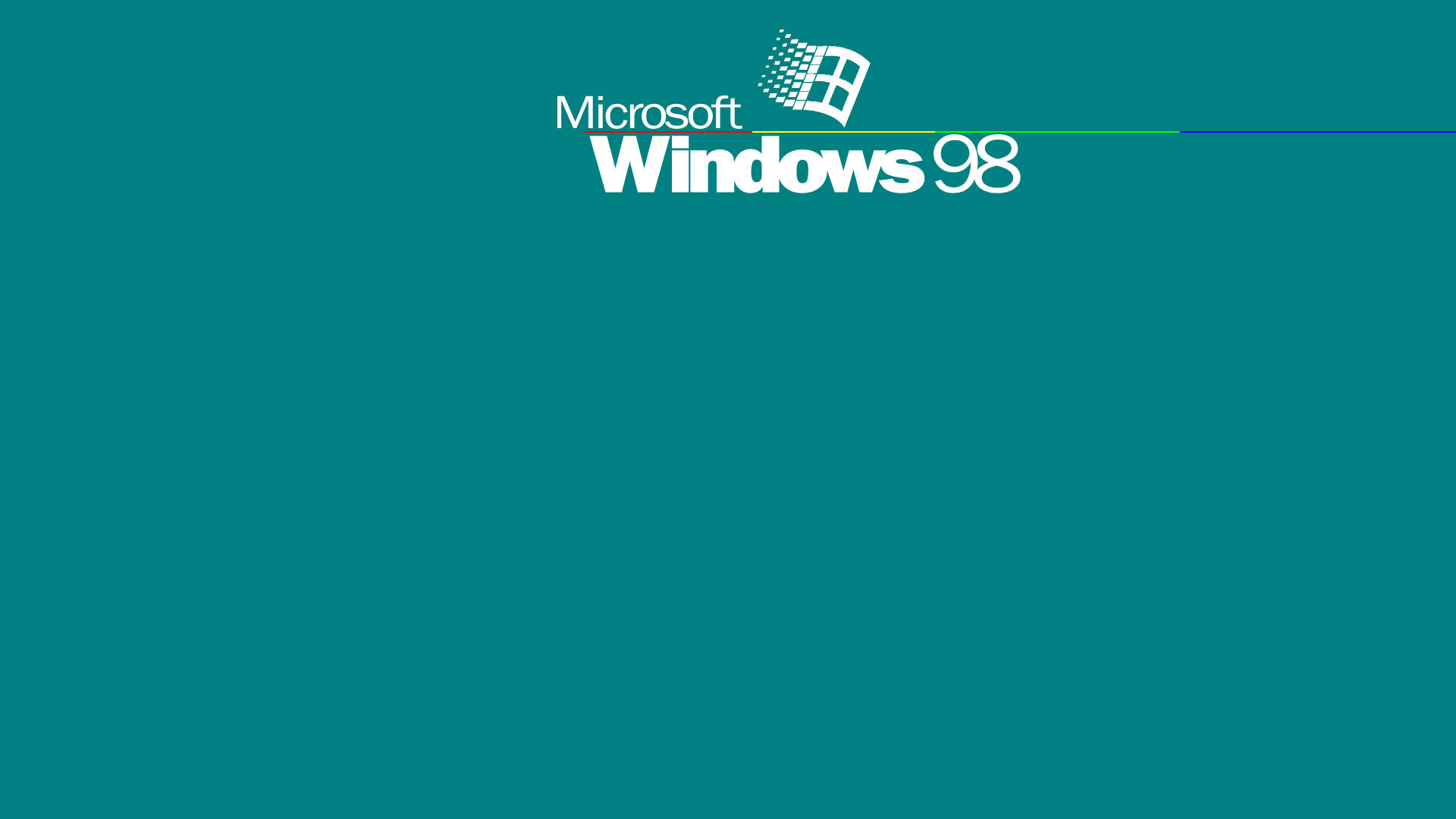 Windows 98 Desktop Operating System Background