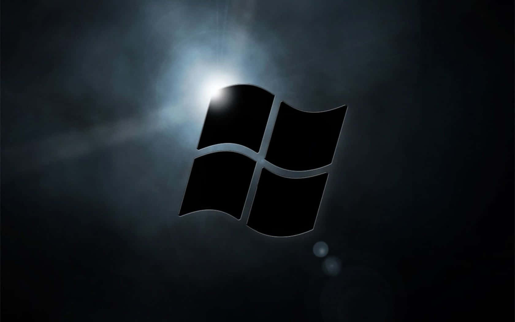 Windows Logo In The Dark
