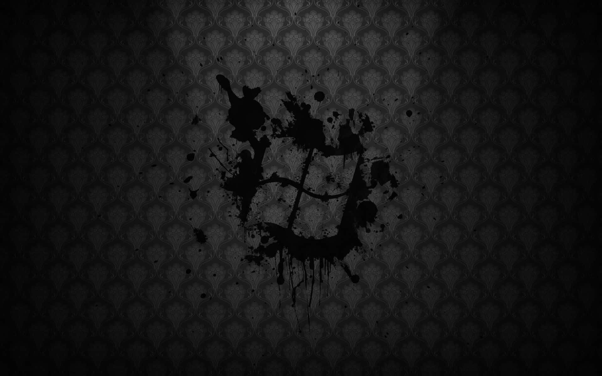 Windows Logo On A Black Background Background
