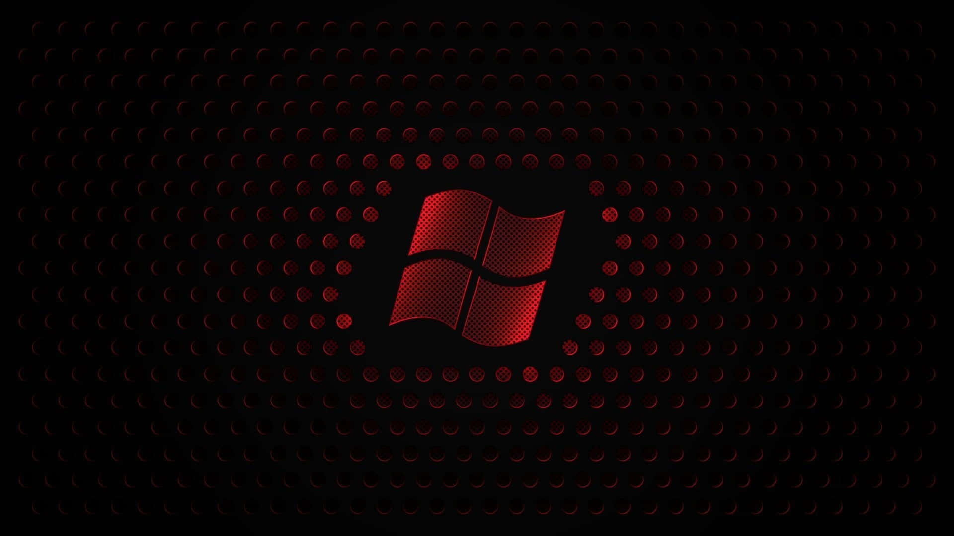 Windows Logo On A Black Background Background