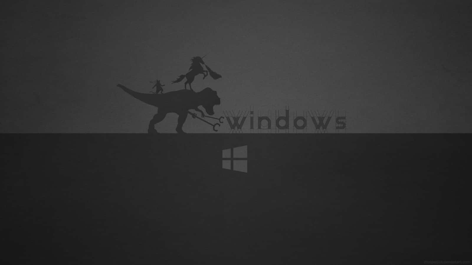 Windows Painted In Black