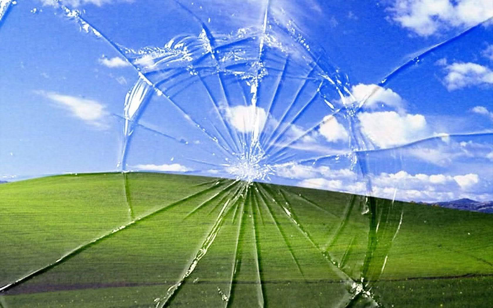 Windows Xp Broken Computer Screen
