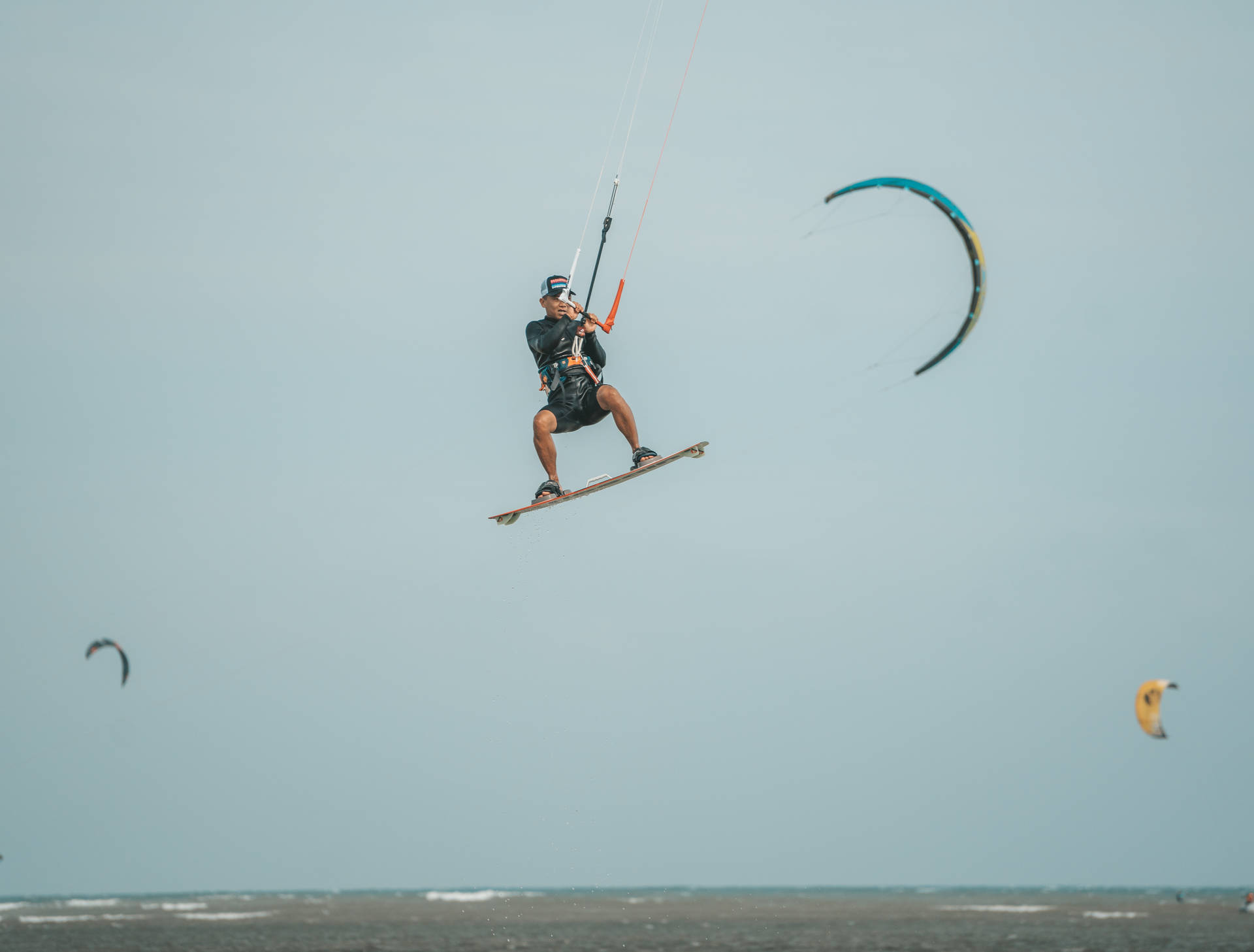 Windsurfing And Surfboard Background