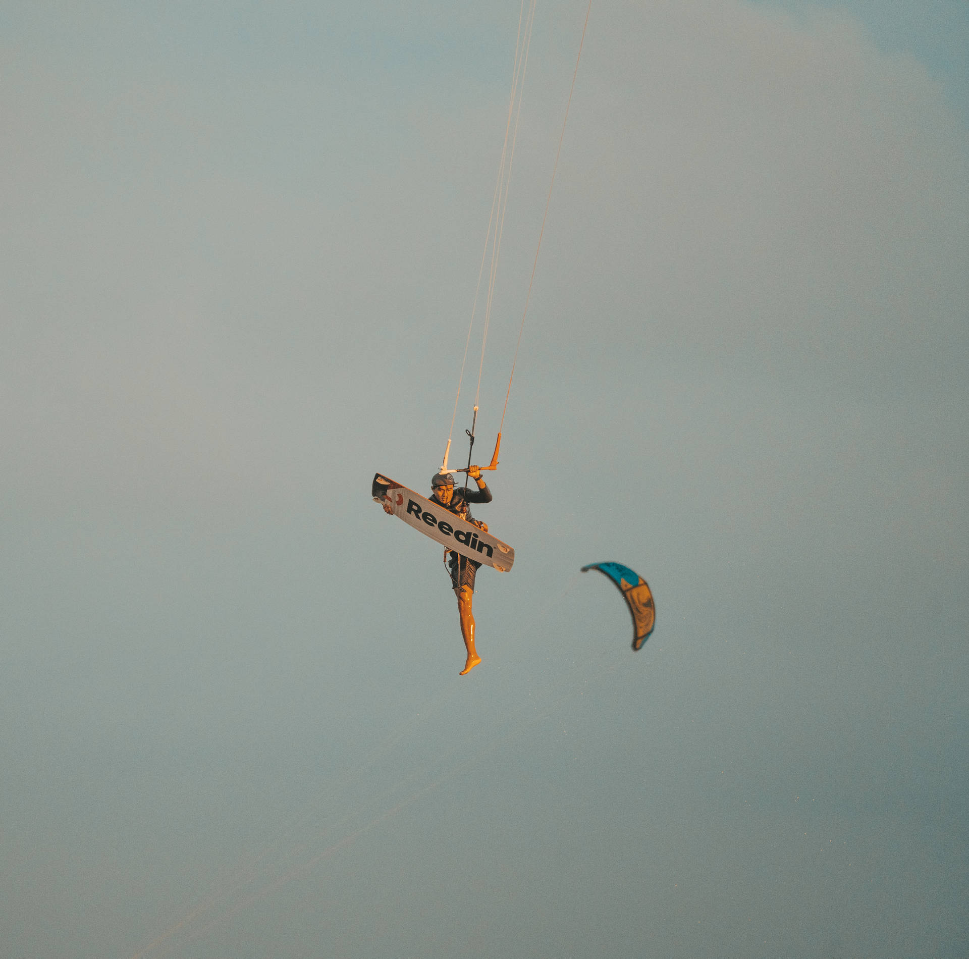 Windsurfing In The Air Background