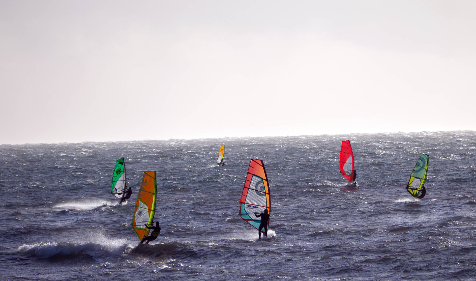 Windsurfing In United Kingdom Background