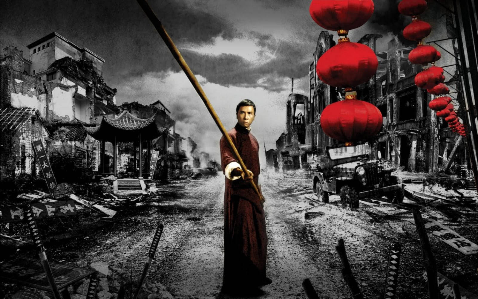 Wing Chun Fighting Art Ip Man Film Background