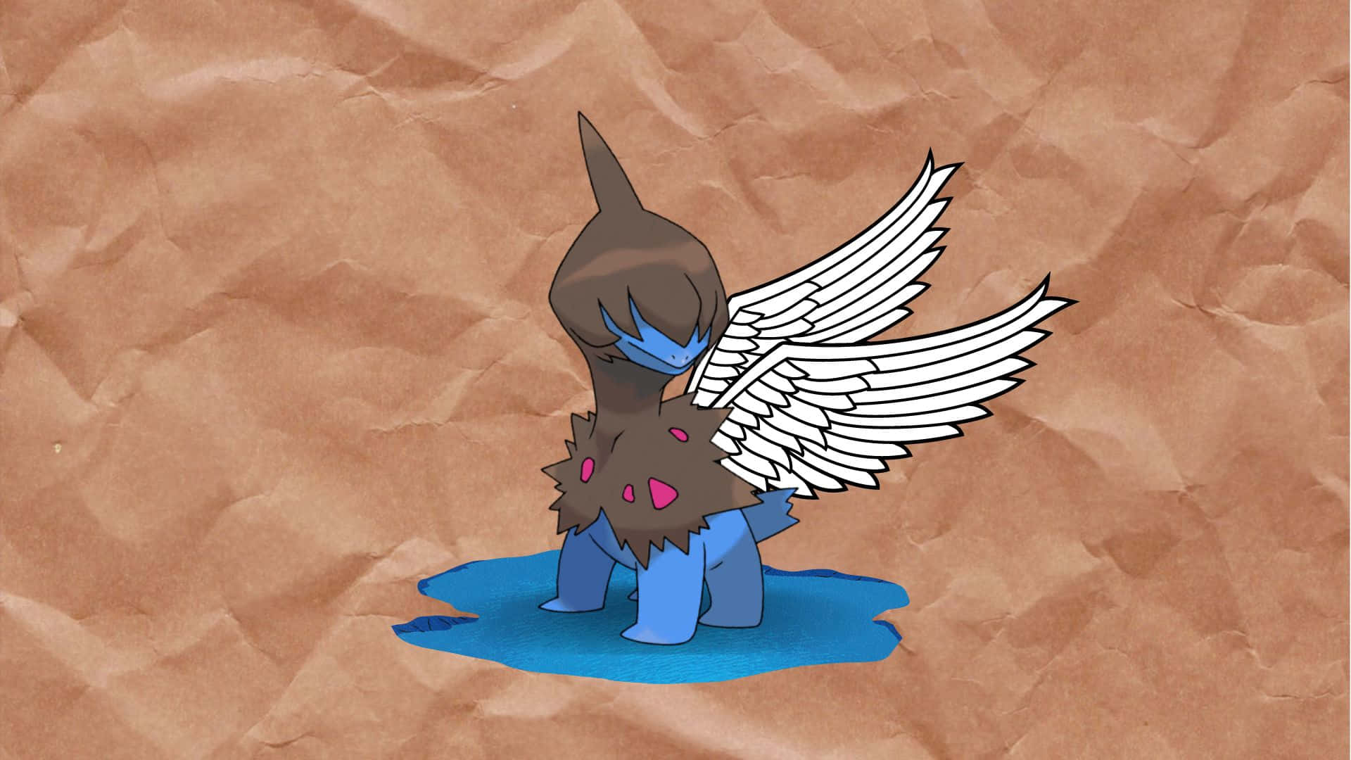 Winged Deino Background