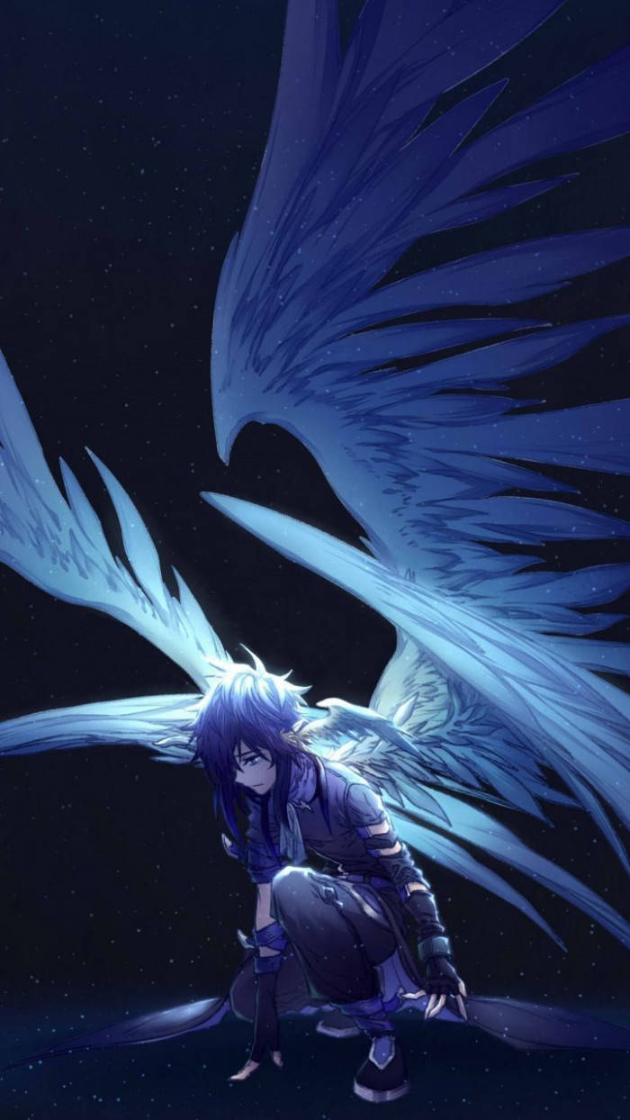 Winged Demon Boy Anime Background