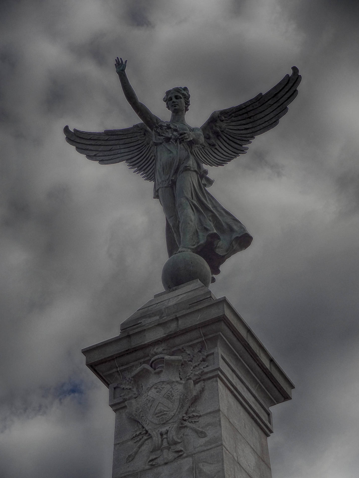 Winged Sculpture In Montreal