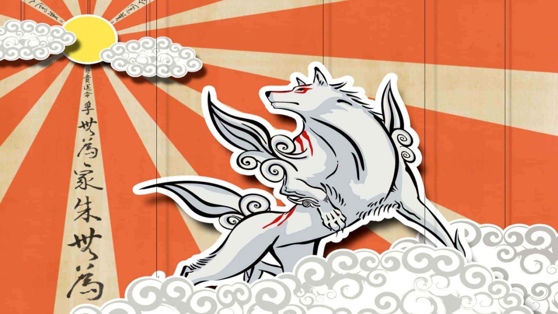 Winged Wold Okami Hd Background