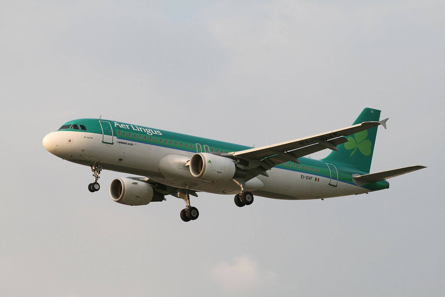 Winging Aer Lingus Aviation Plane Background