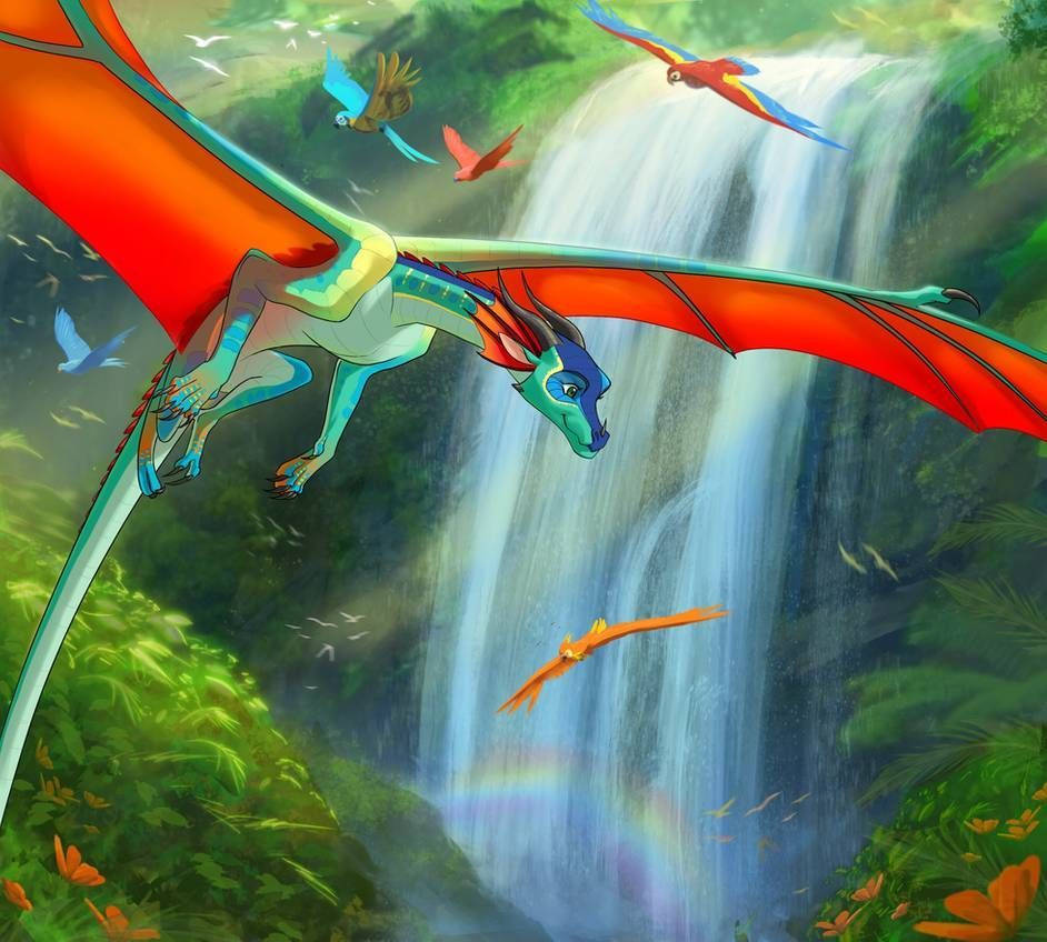 Wings Of Fire Glory Falls Background