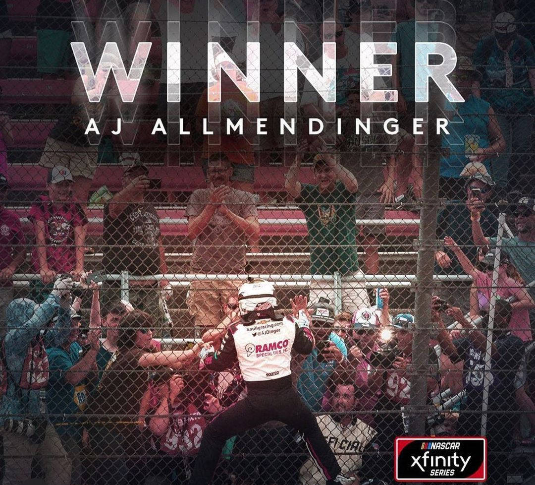 Winner Aj Allmendinger Background