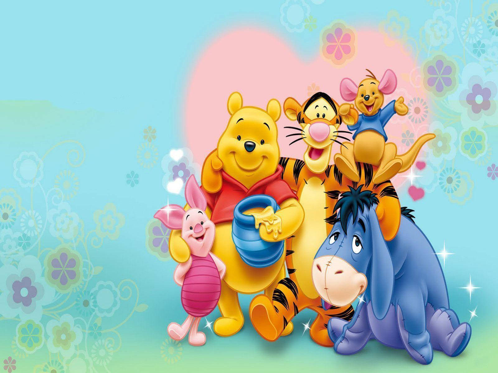 Winnie The Pooh Friends Heart
