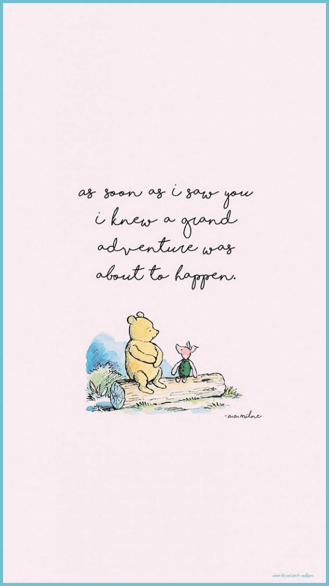 Winnie The Pooh Quotes About Adventure Background