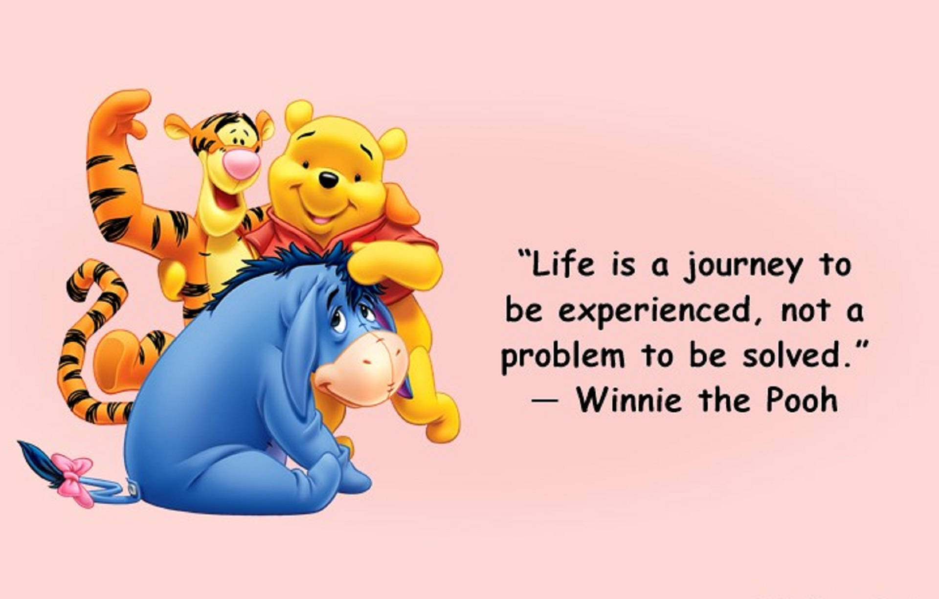 Winnie The Pooh Quotes About Life Background