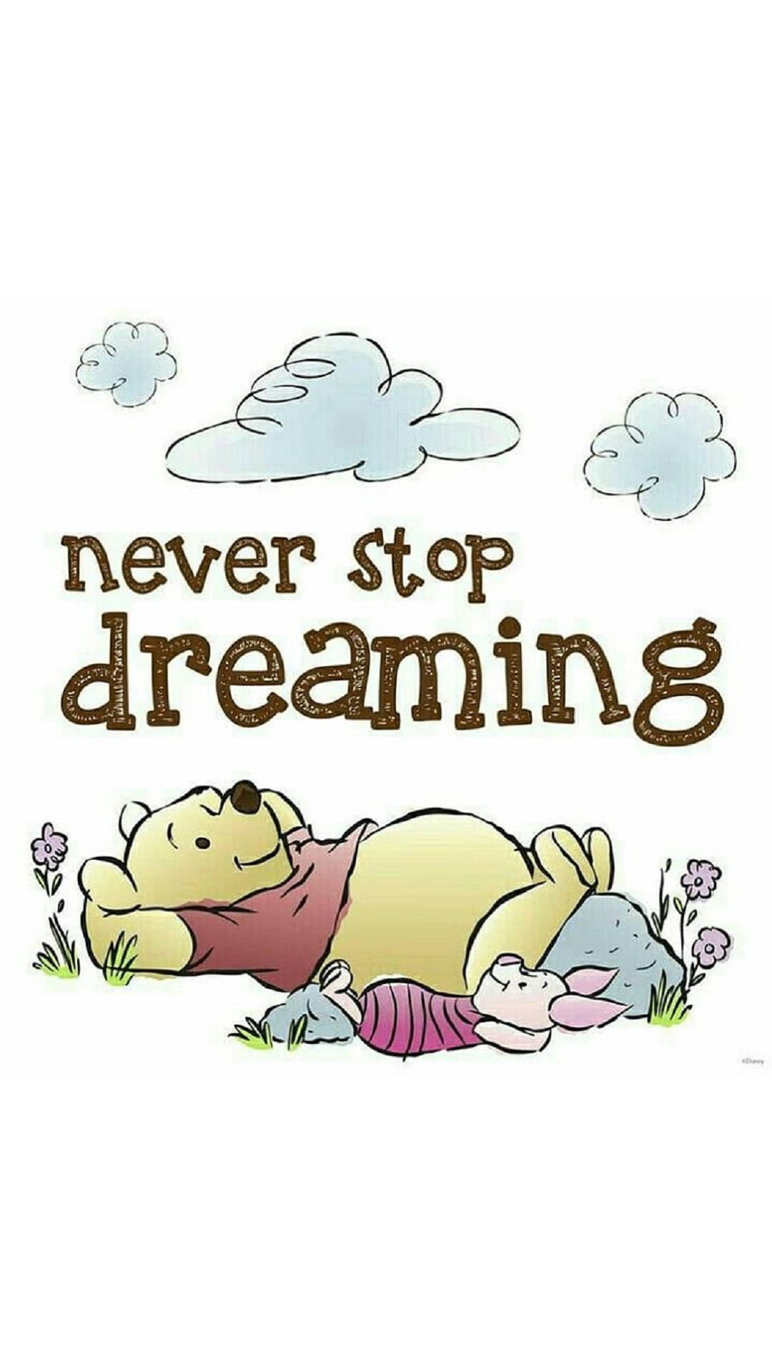 Winnie The Pooh Quotes Dreaming Background