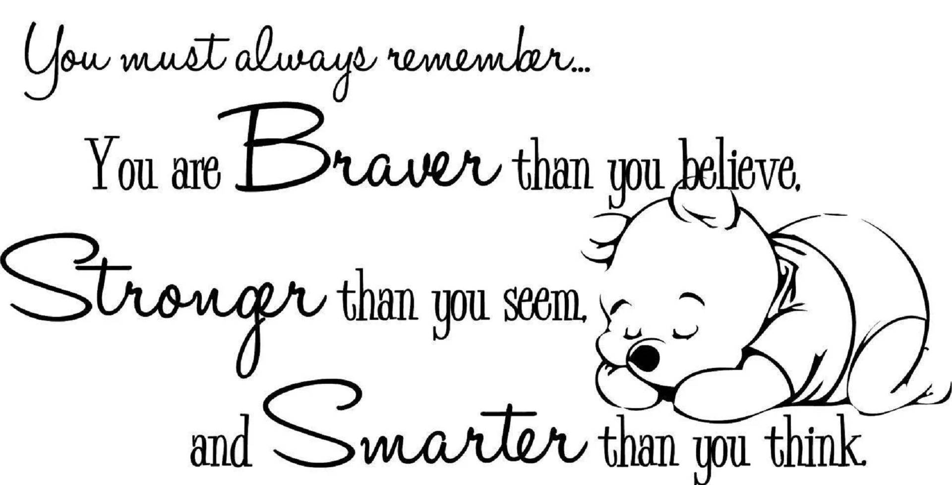 Winnie The Pooh Quotes In White Background