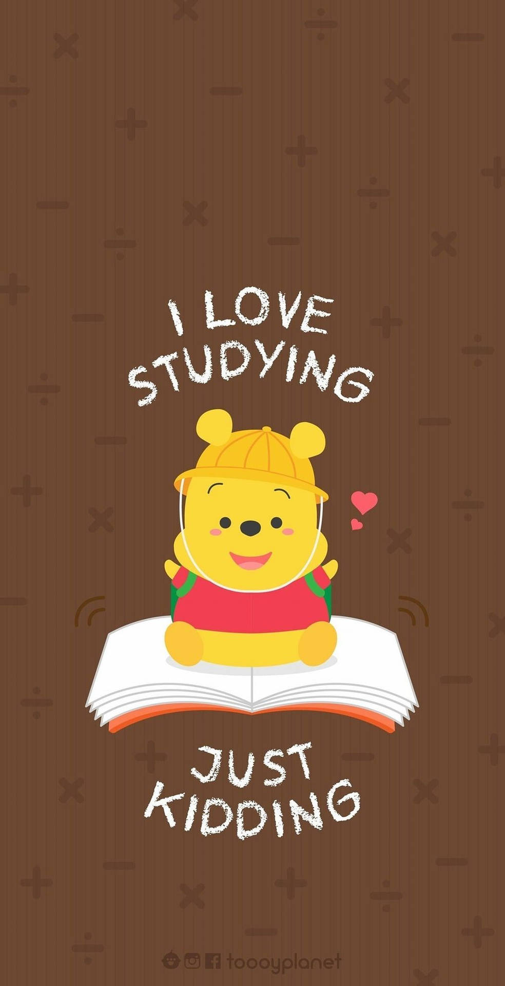 Winnie The Pooh Studying Background
