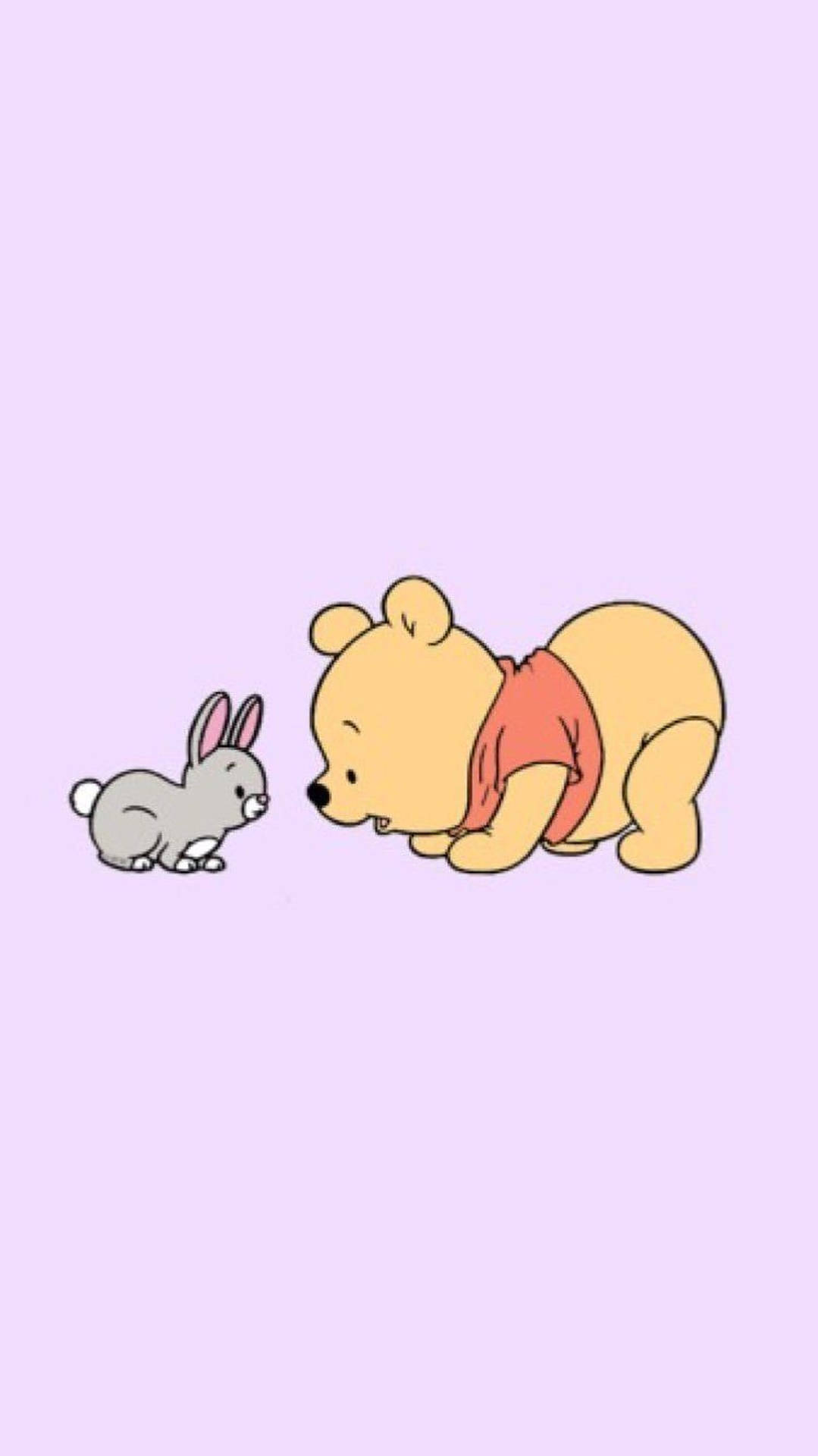 Winnie The Pooh With A Bunny
