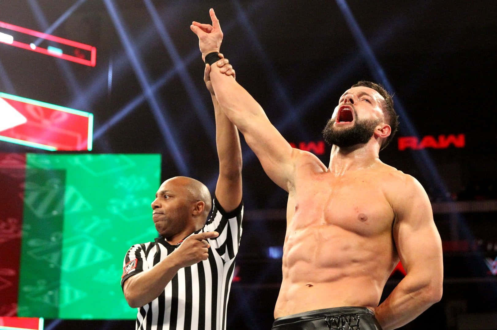 Winning Moment Of Finn Balor Background