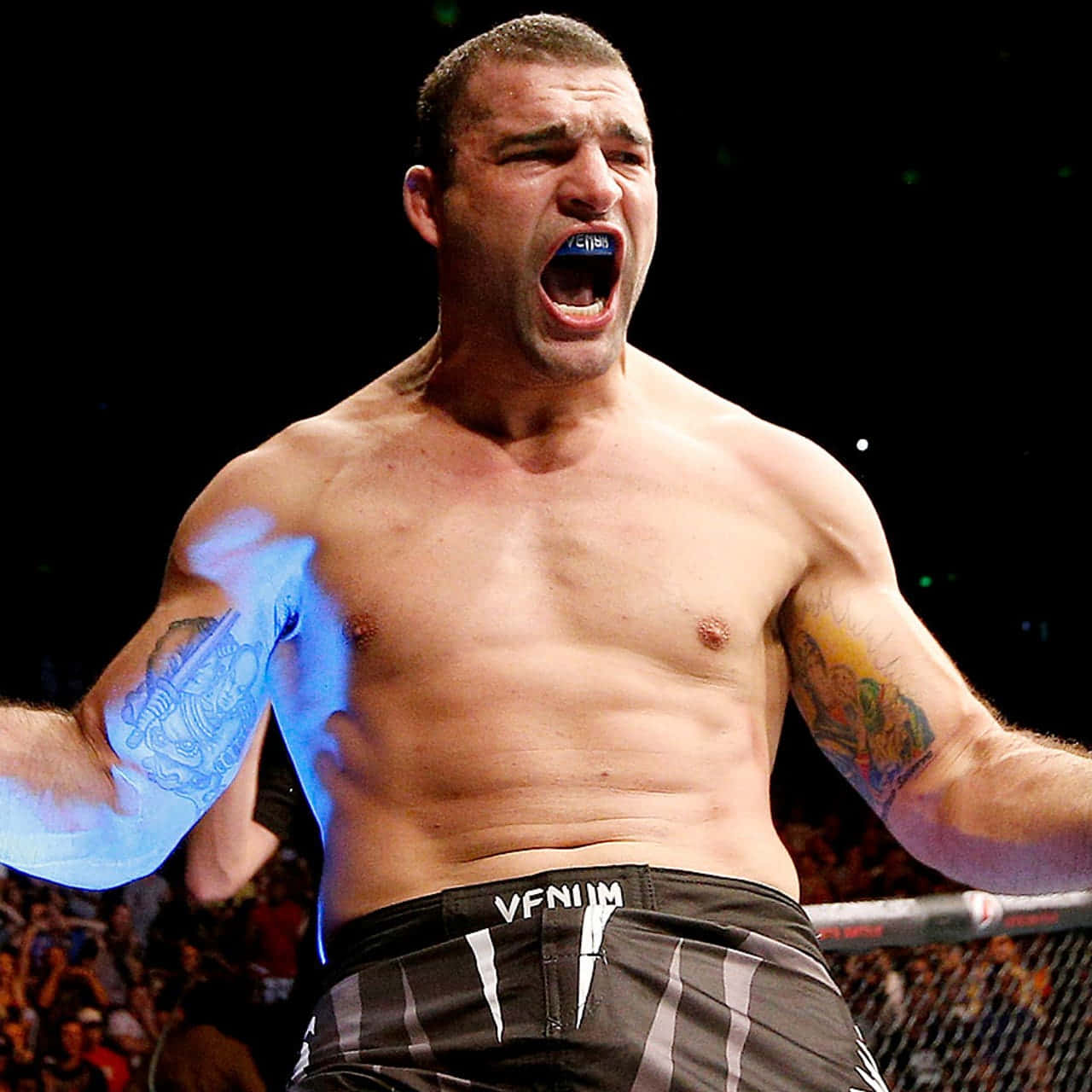 Winning Moment Of Mauricio Rua Background