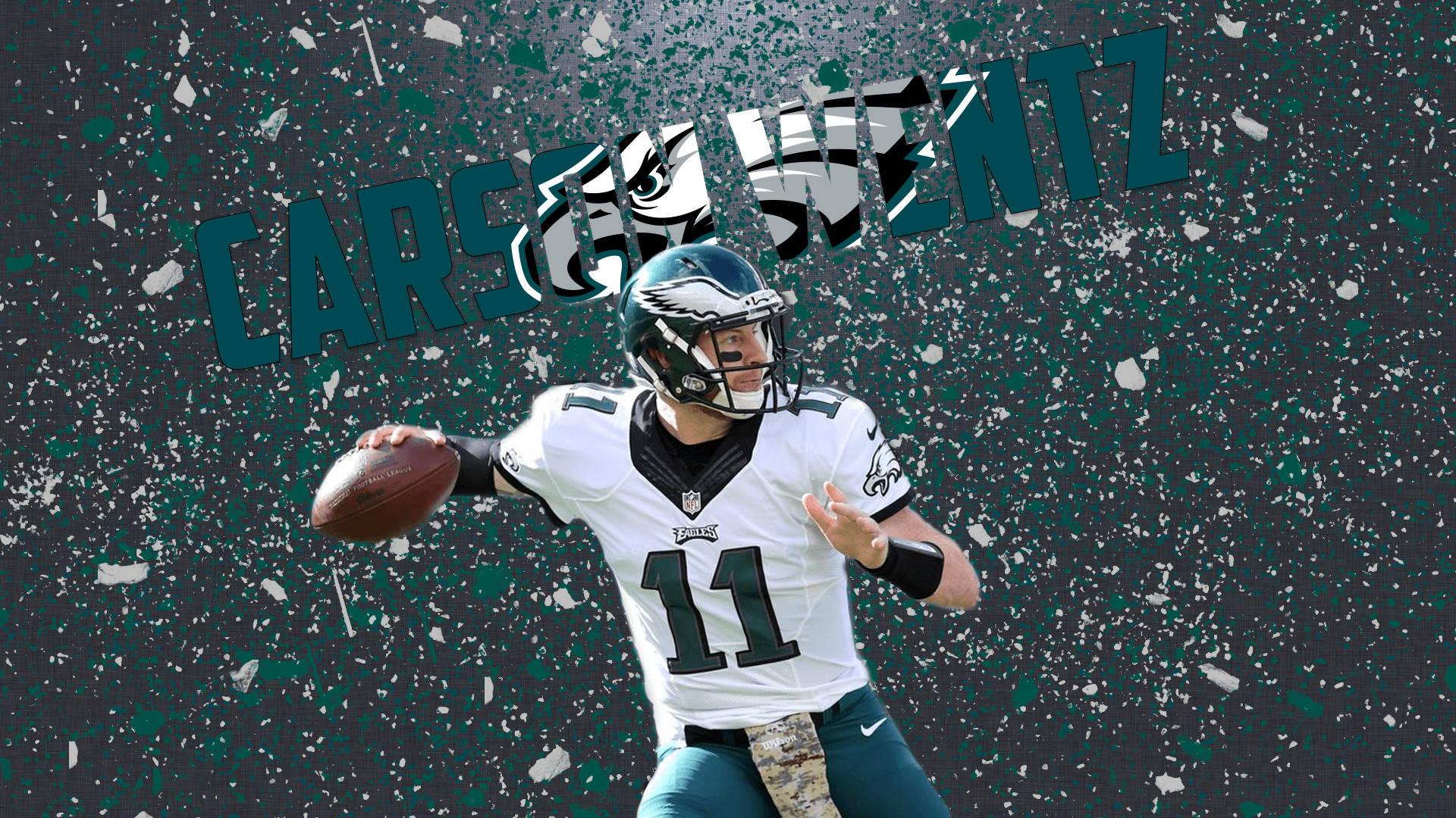 Winning Pose Carson Wentz Background