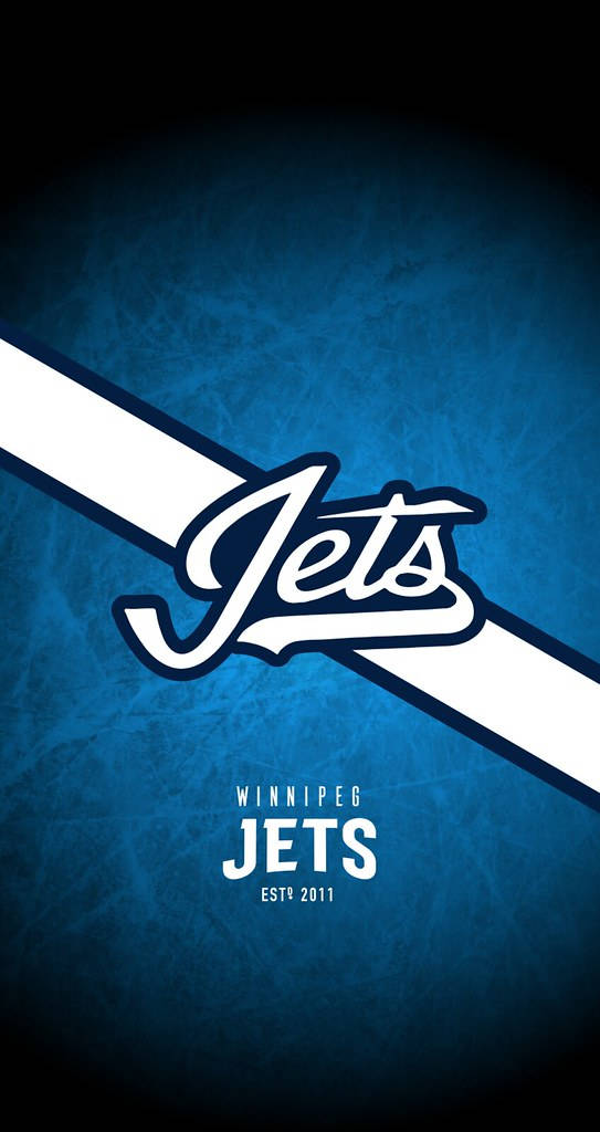 Winnipeg Jets Classic Lettering Logo Background
