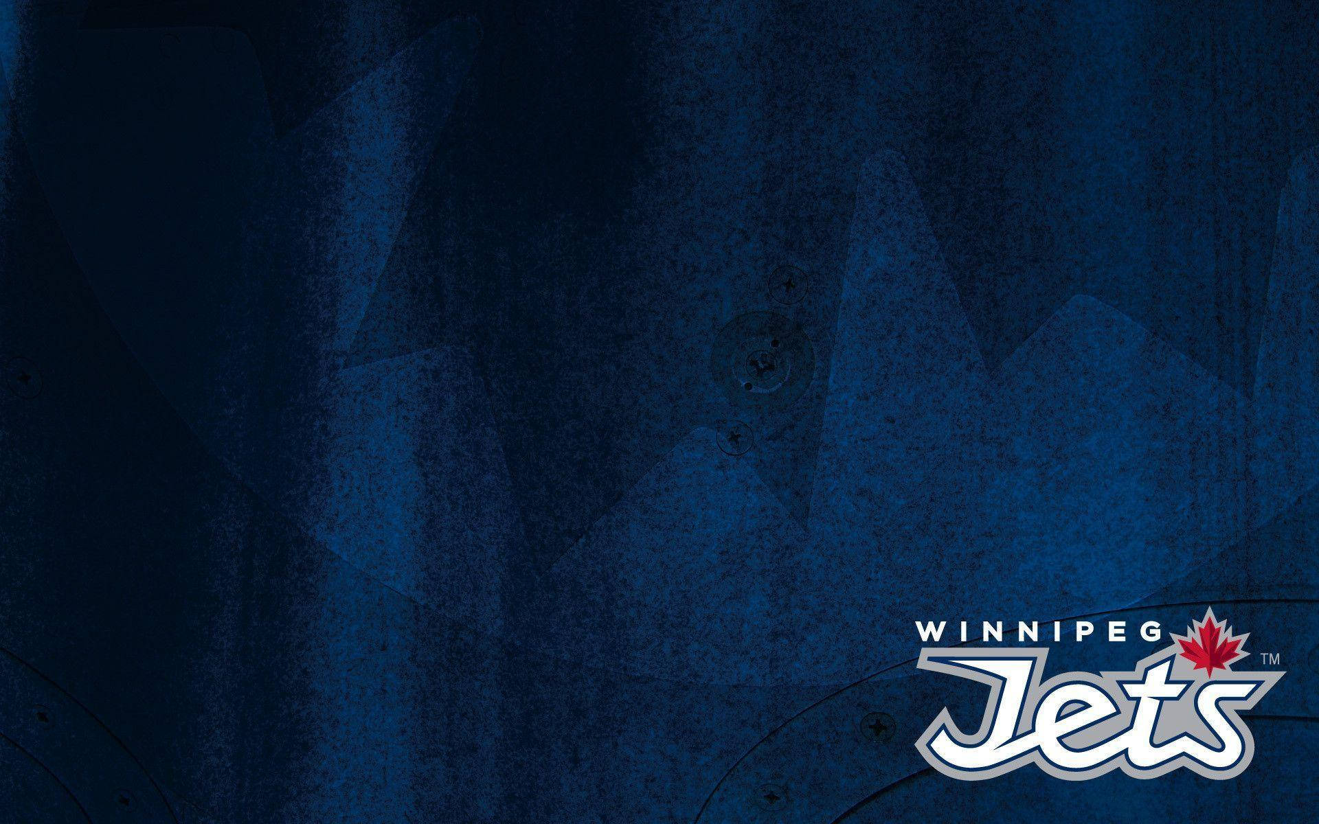 Winnipeg Jets Dark Blue Maple Leaf