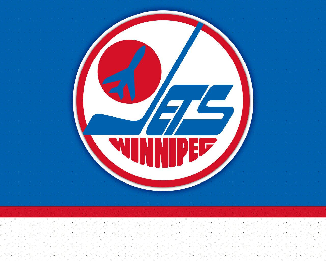 Winnipeg Jets Vintage Retro Style Logo Background