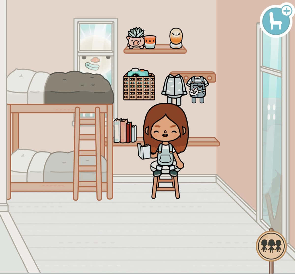 Winona Aesthetic Toca Life Bedroom Background