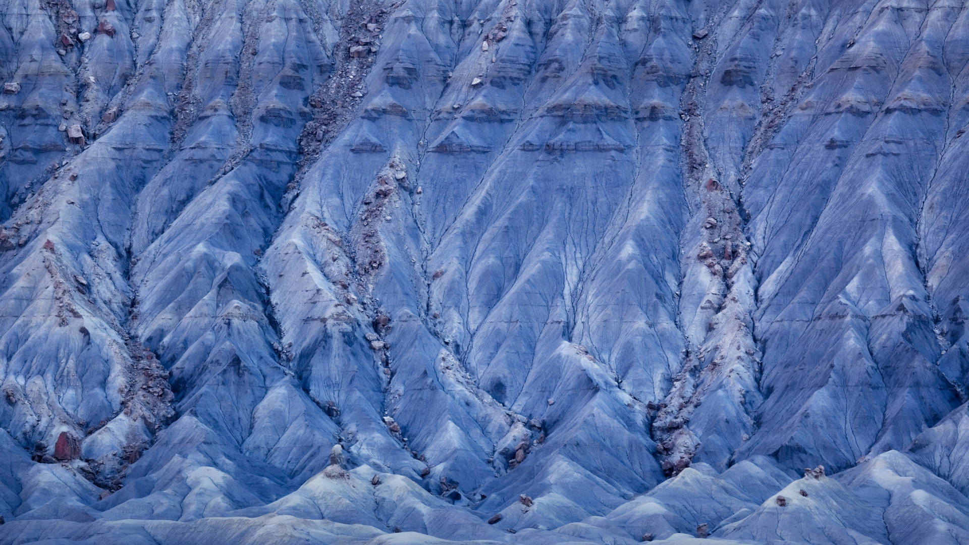 Winter Aesthetic Icy Glaciers Background