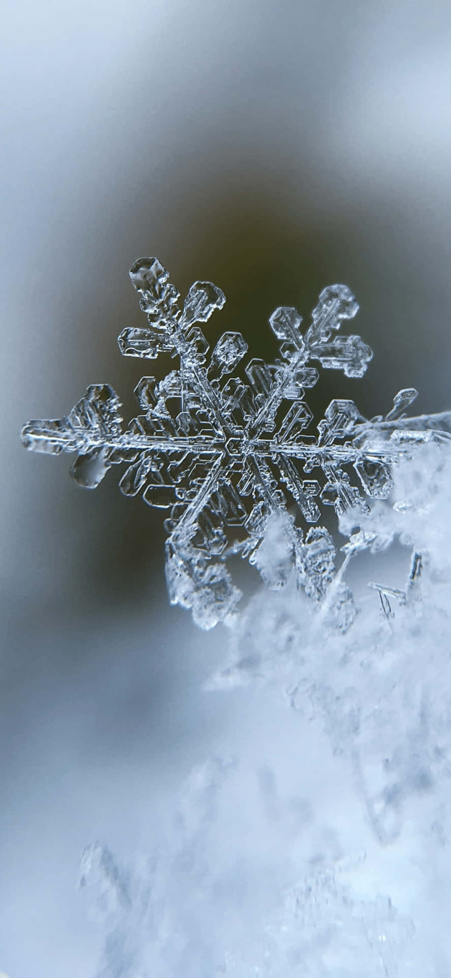 Winter Aesthetic Phone Ice Snowflake