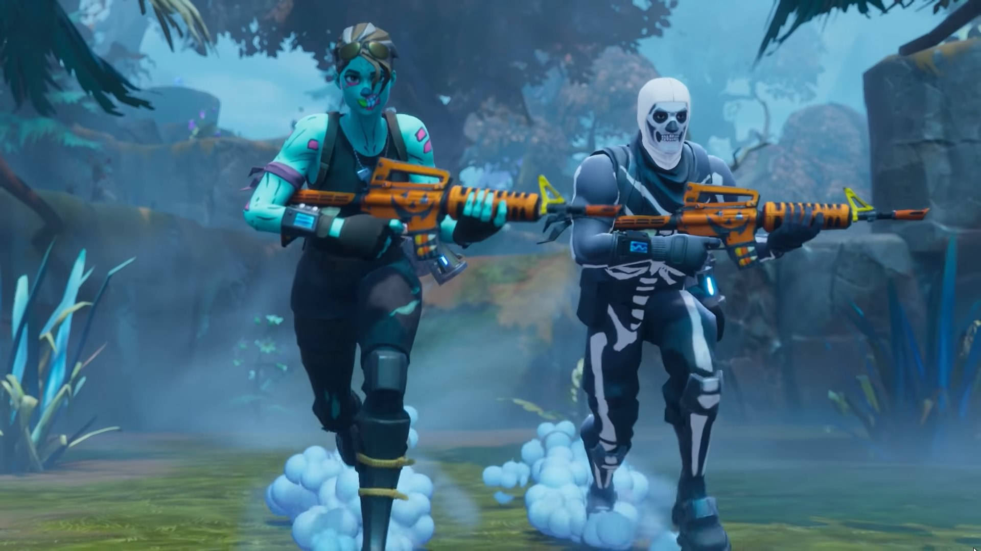 Winter Fortnite Duo Hd Background