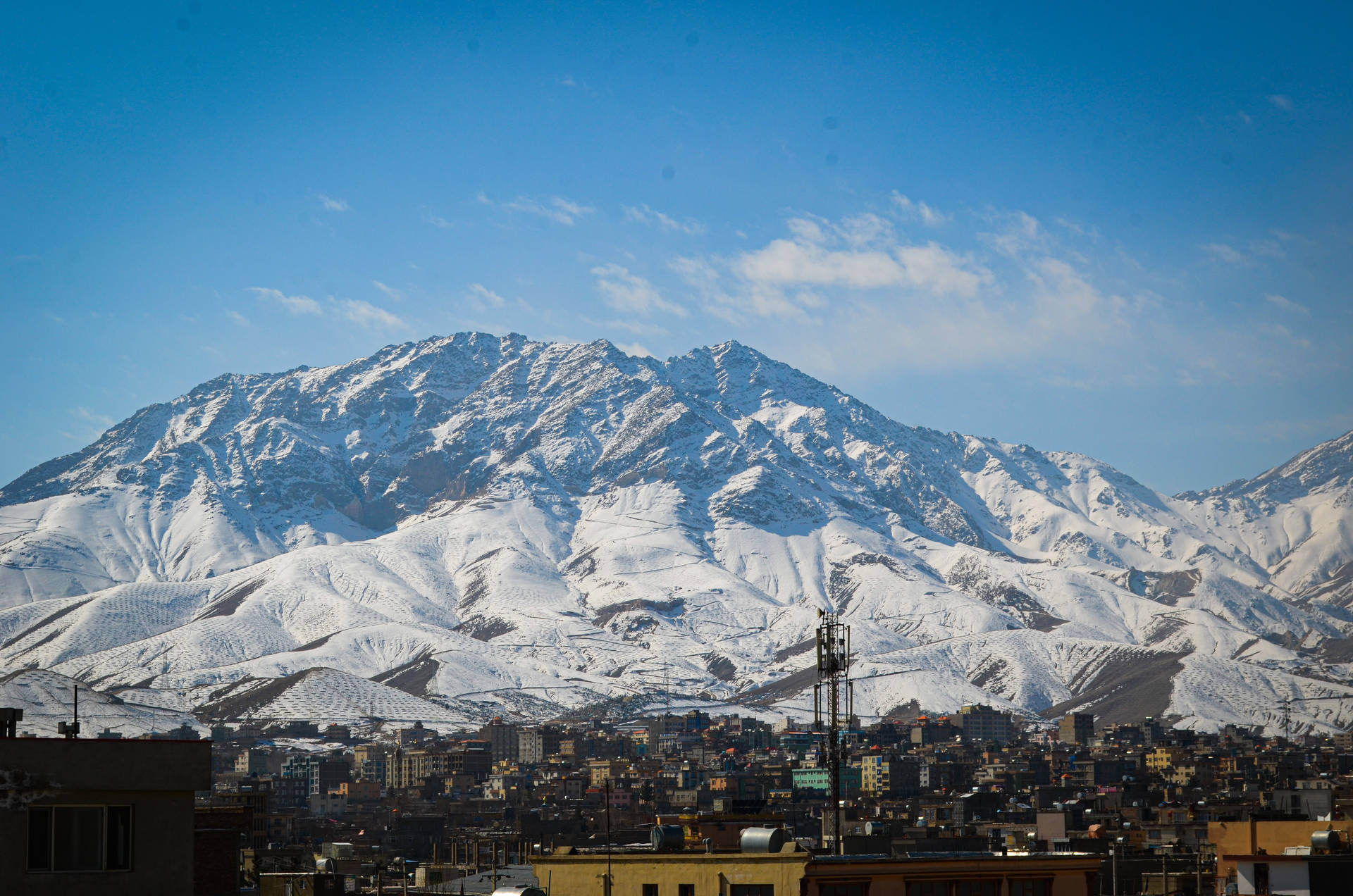 Winter In Kabul Background