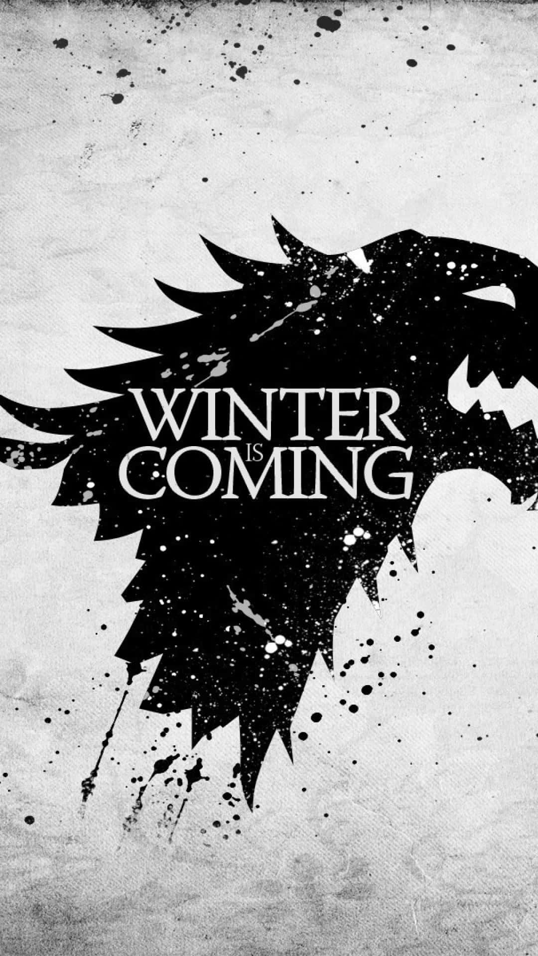 Winter Is Coming Stark Portrait Background